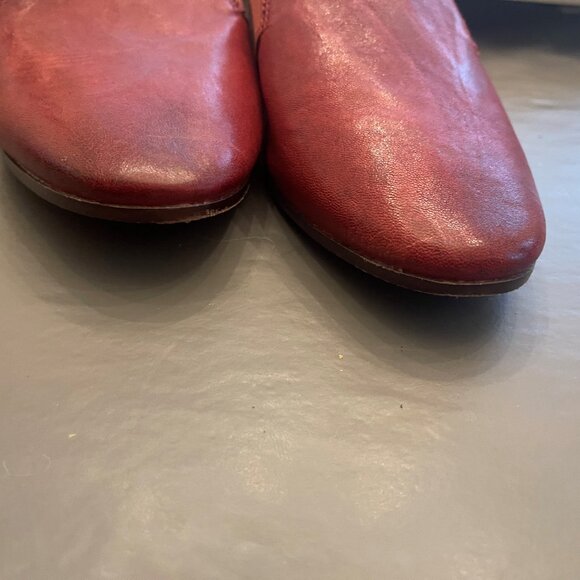 Frye Terri Gore Red Clay leather mules - Picture 3 of 12